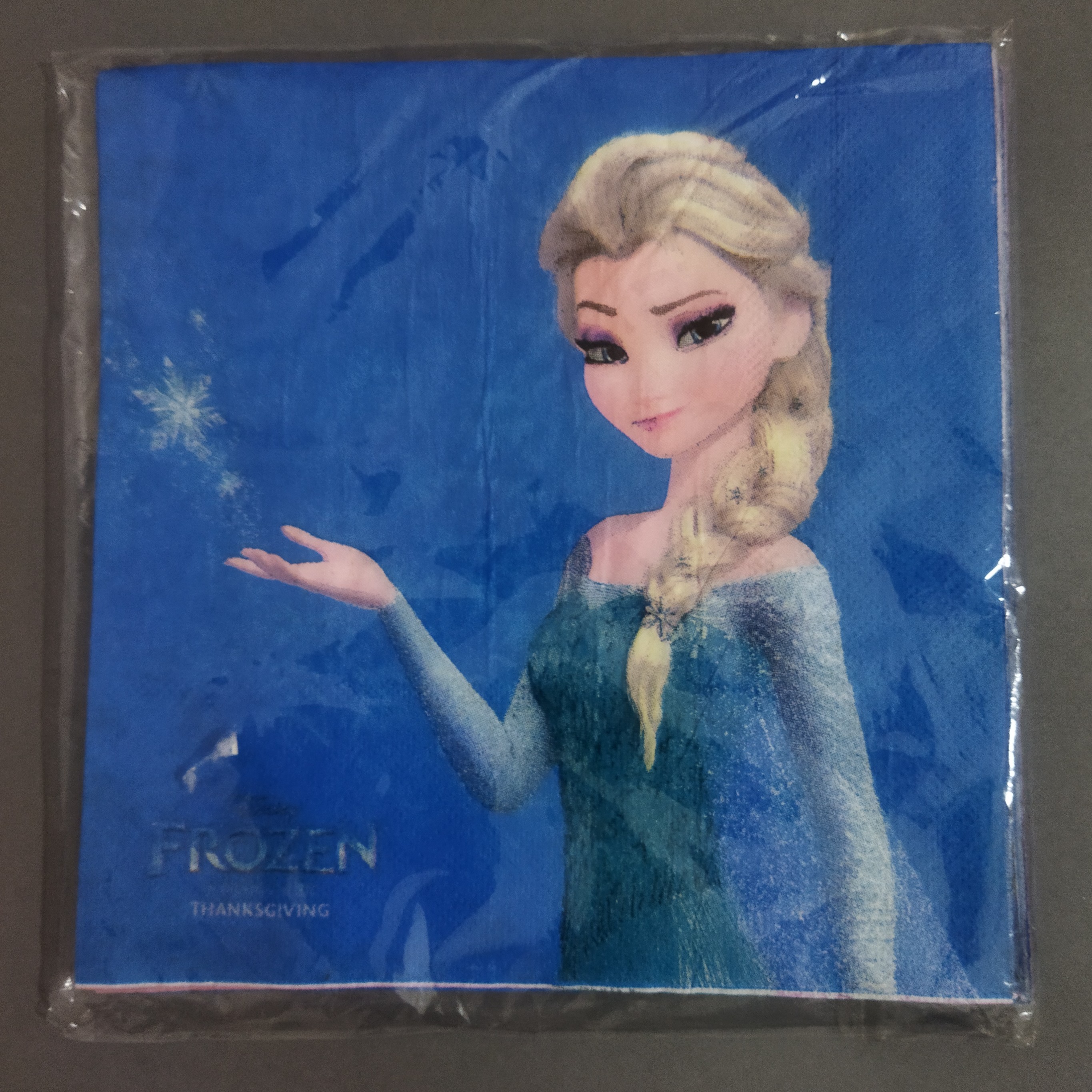 دستمال سفره تم تولد دخترانه السا 10 عددی