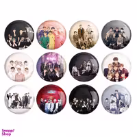 پک 12 عددی پیکسل ترمه گرافیک طرح BTS