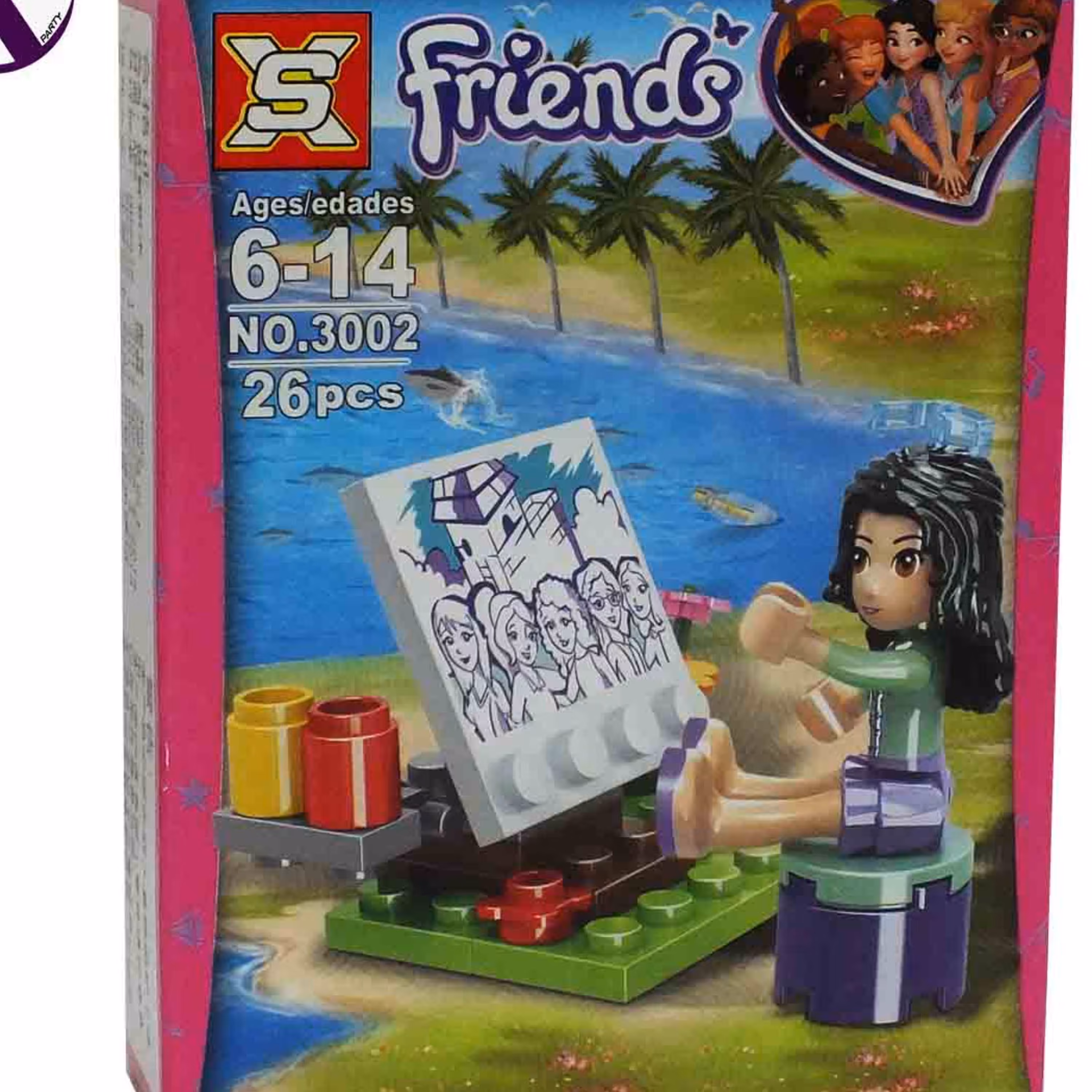 لگو دختر نقاش -815-SX 3002-4