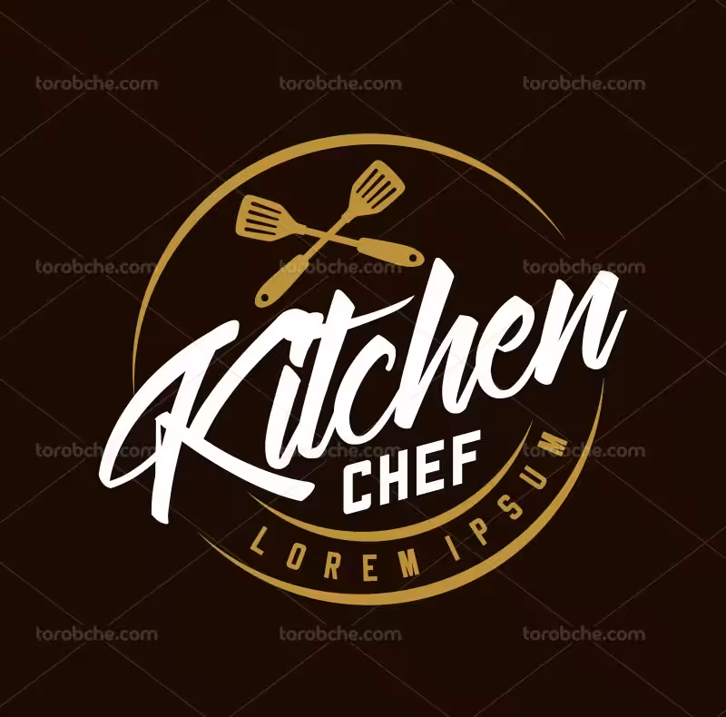 وکتور لوگو رستوران سفید | گرافیک با طعم تربچه