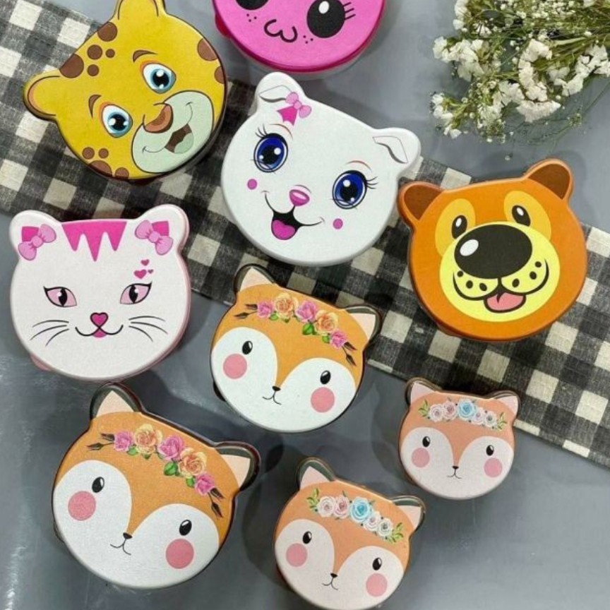 ظرف سرو چهار تیکه حیوانات 