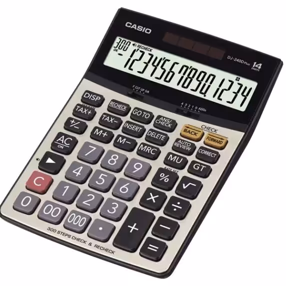 ماشین حساب کاسیو مدل   casio dj_240d plus