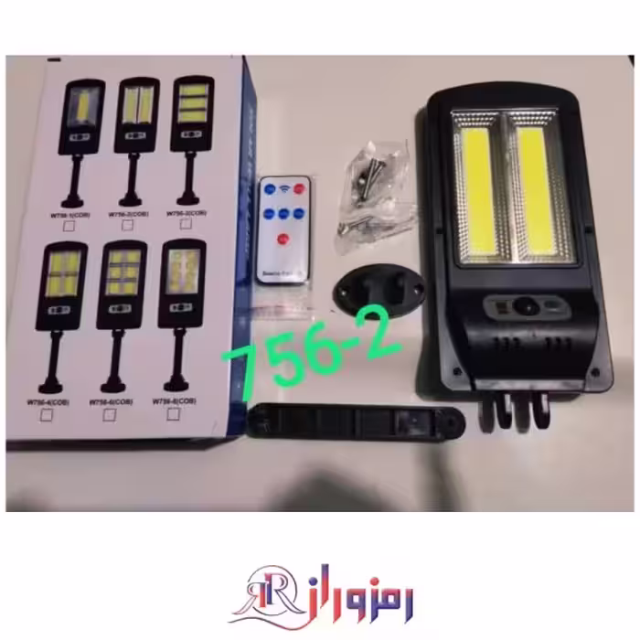 چراغ خیابانی خورشیدی مدل w756-2
