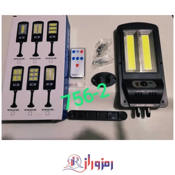 چراغ خیابانی خورشیدی مدل w756-2