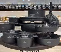 سرویس قابلمه 19پارچه راکلند سری آلمانی با تاوه مرغ و ماهی