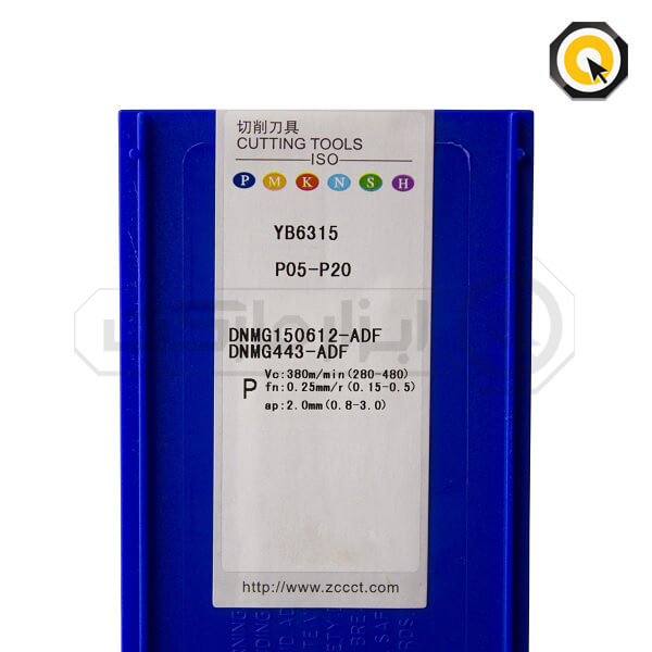 اینسرت تراشکاری ZCC مدل DNMG150612-ADF-YB6315