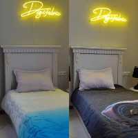 لحاف یک نفره طرح طیفی ابی سفید