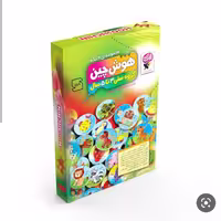 هوش چین 2تکه مجموعه زاغک دارای چند پایه و60عدد تصویر