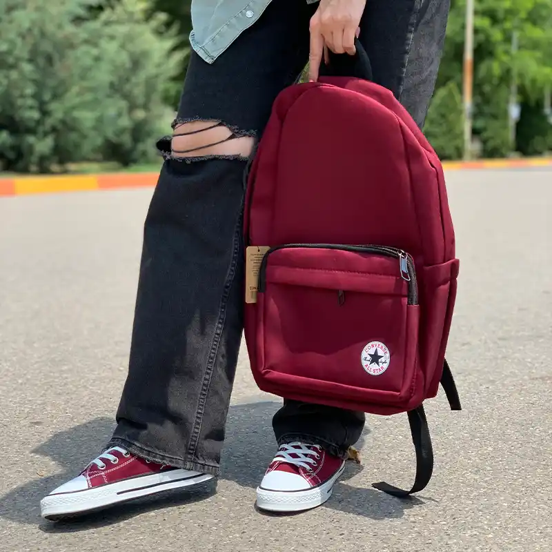 کوله آل استار زرشکی - کوله کانورس شرابی