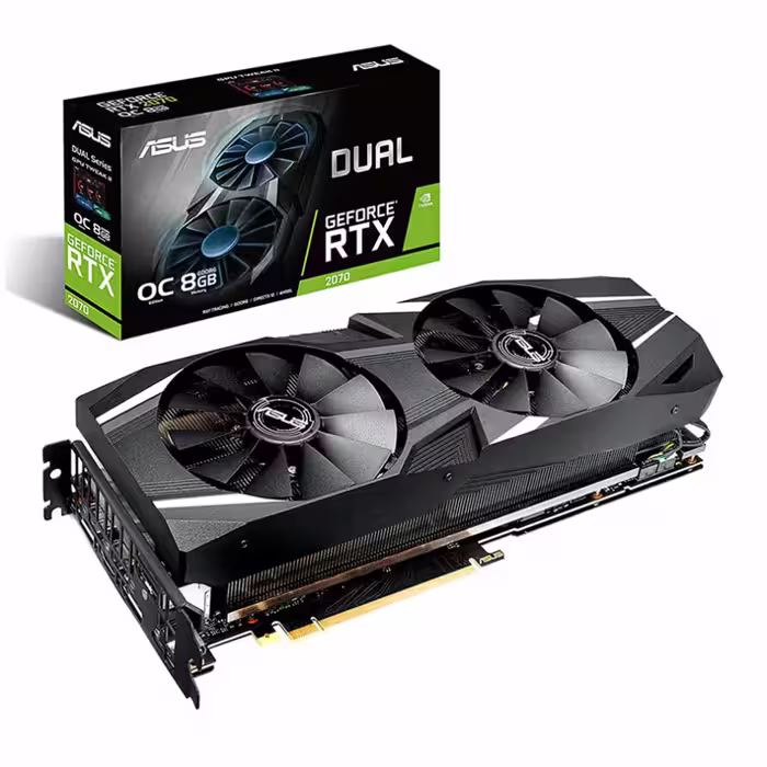 کارت گرافیک ایسوس DUAL RTX2070 O8G