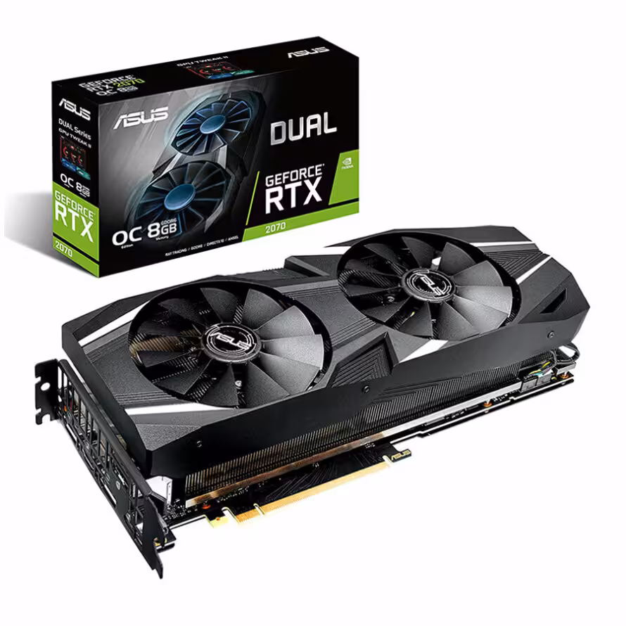 کارت گرافیک ایسوس DUAL RTX2070 O8G