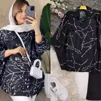 پانچو زنانه پوپلین مدل پانچ SHadi