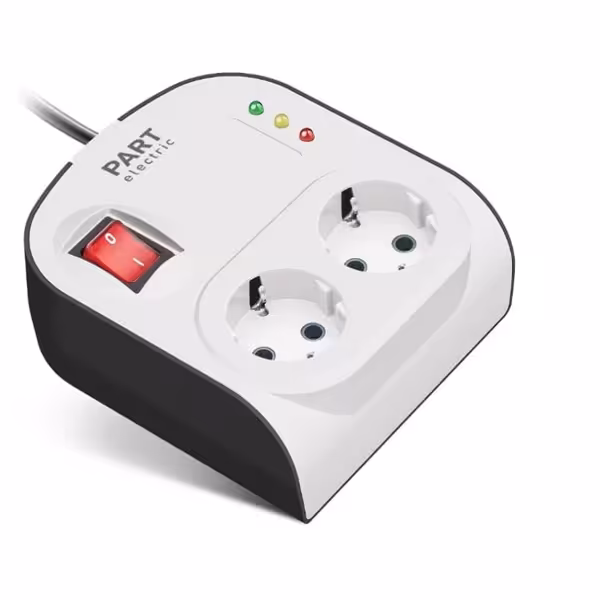 محافظ برق یخچال دو خانه پارت مدل 8787 ارت دار کابل 1.8 متر