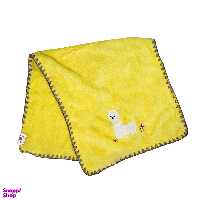 دستمال حوله ای پولیشی مدل گلدوزی طرح لاما