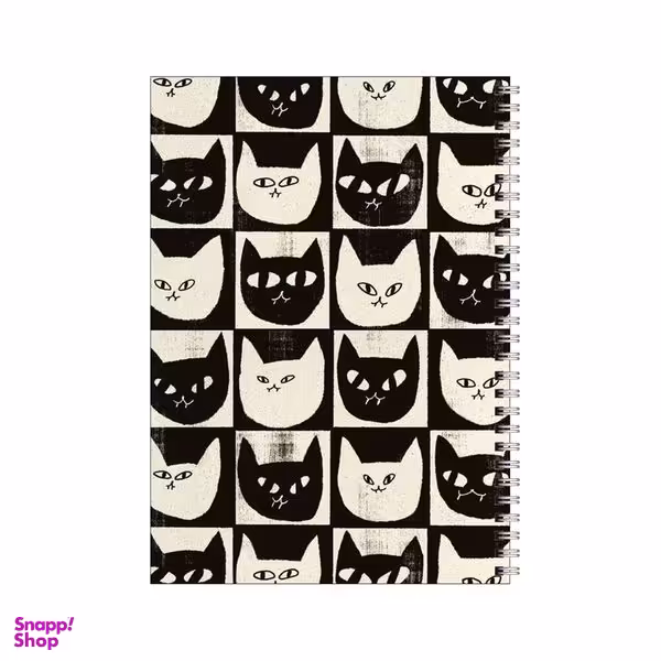 دفتر مشق 80 برگ بامبیلیپ طرح پترن گربه  کد 1155677