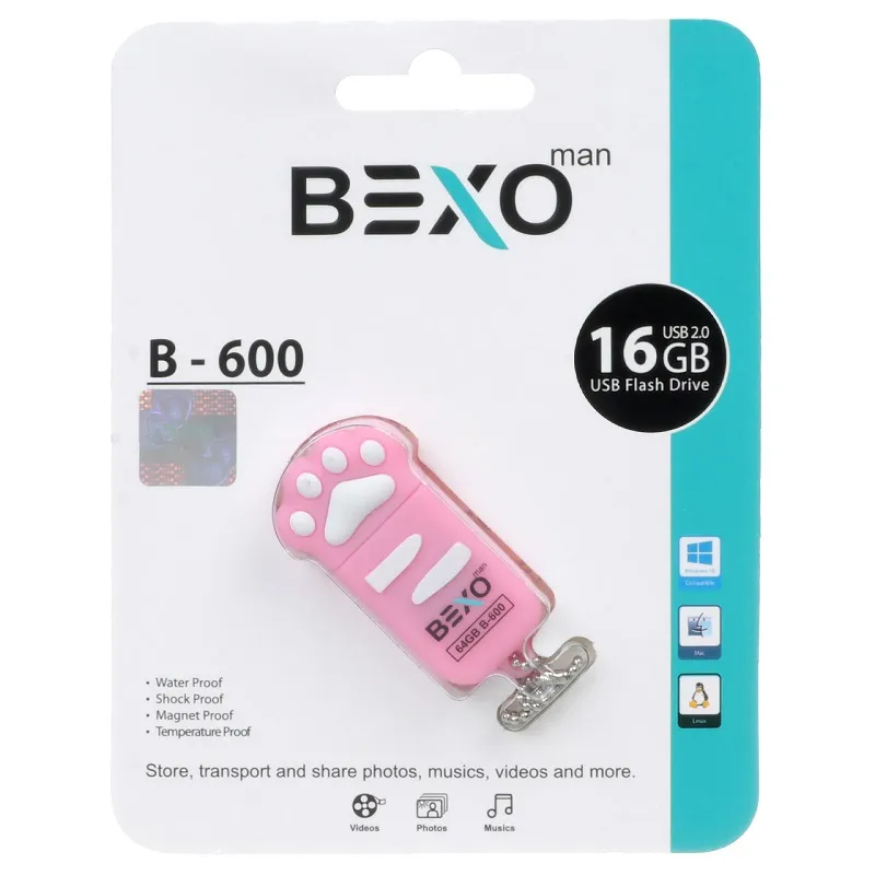 فلش مموری بکسو مدل B-600 ظرفیت 16 گیگابایت
