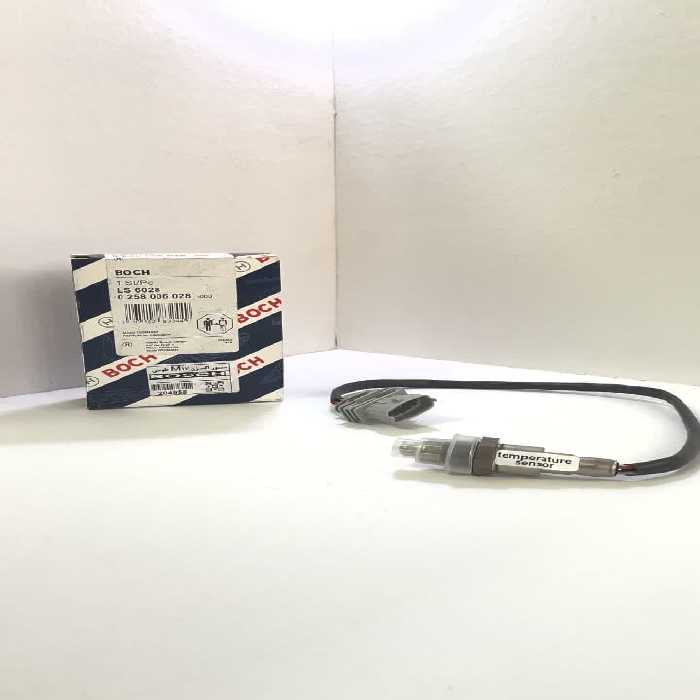 سنسور اکسیژن بوش مدل ME17 سوکت طوسی پژو 206