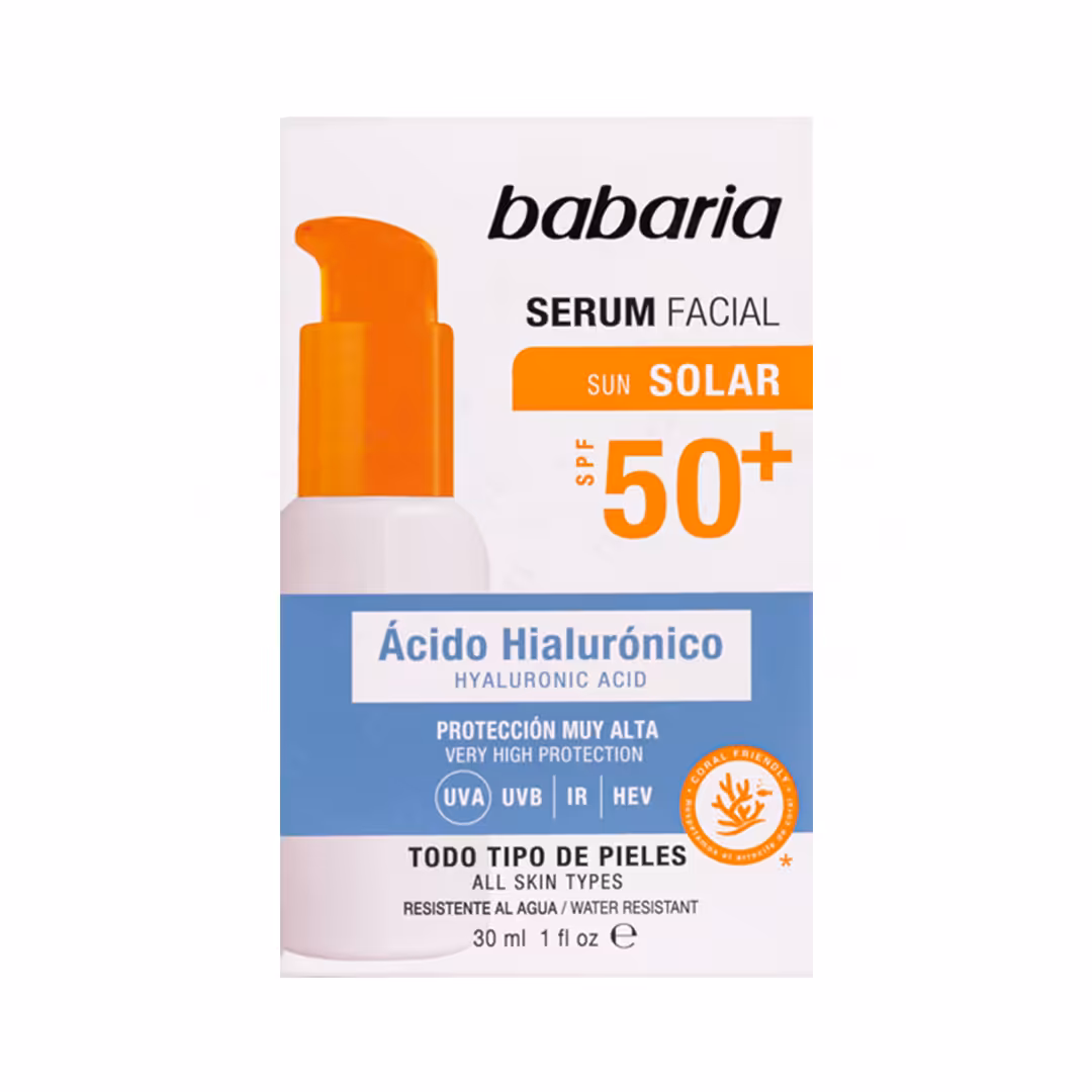 خرید اقساطی سرم ضد آفتاب باباریا مدل HYALURONIC ACID حاوی SPF50 حجم 30 میلی لیتر | پرداخت 4 قسطه   ارسال سریع