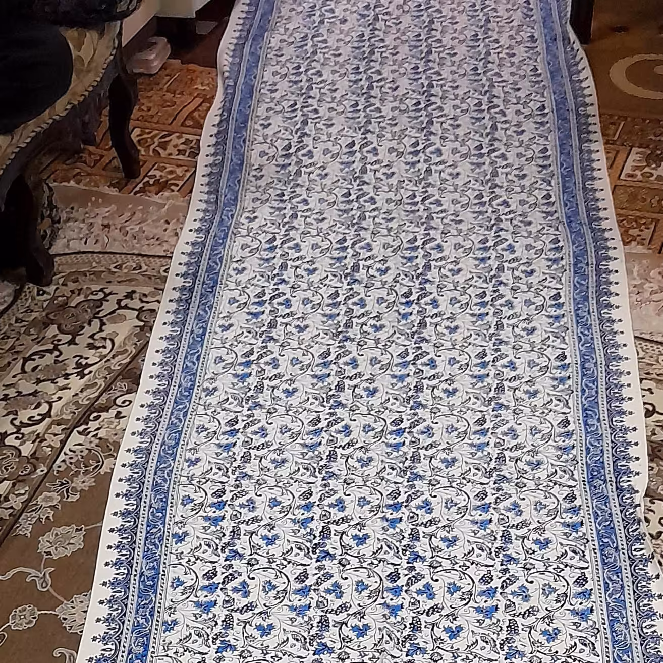 سفره قلمکار سنتی سایز شش متری