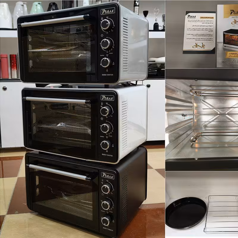 اون توستر پلکیکان طراحی جدید و شیک کیفیت تضمینی 