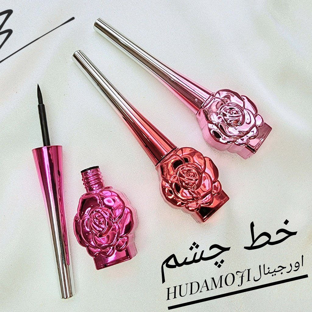 خط چشم ماژیکی هدی موجی کاملا مات زغالی بدن حساسیت و نوک باریک ضد اب بدون پخش سیاهی