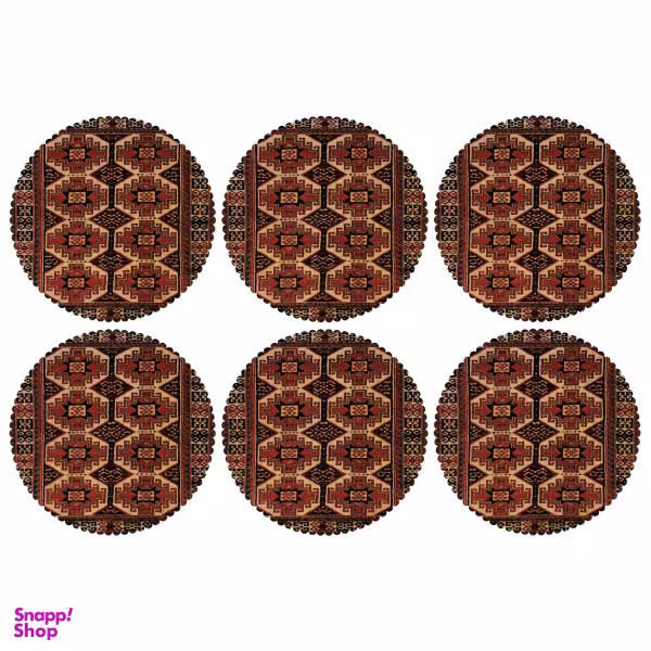 زیربشقابی مدل U2-42457 بسته 6 عددی