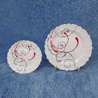 سرویس آرکوپال 25 پارچه مدل مهدا قرمز برند IROPAL با ارسال رایگان