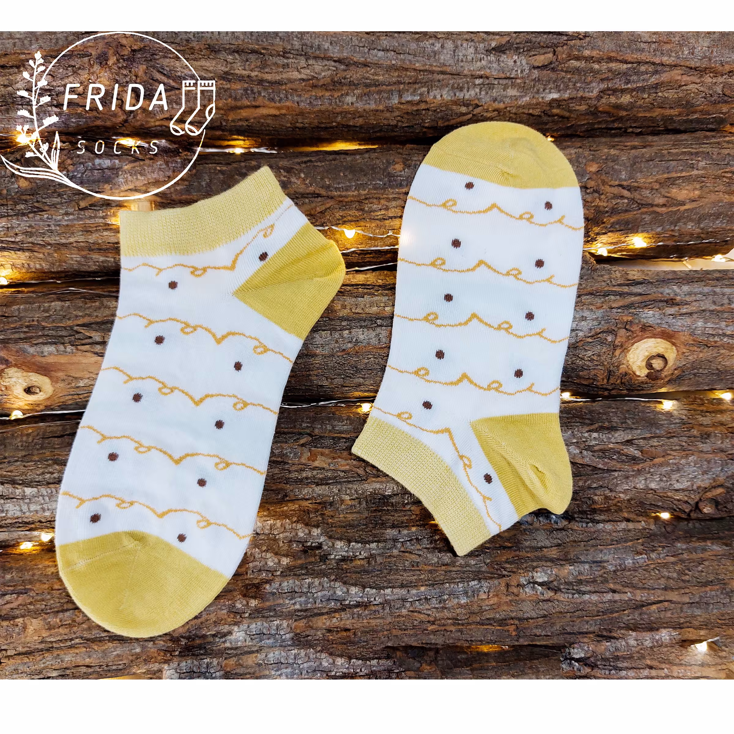 جوراب دخترونه زنونه رنگ زرد سایز36 تا41نخ پنبه اورجینال