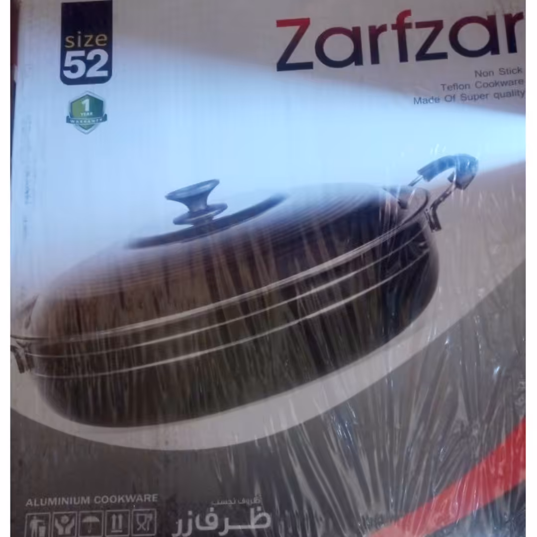 تابه تک گرانیتی زرف زر سایز 52 طح چدن با یکسال ضمانت 