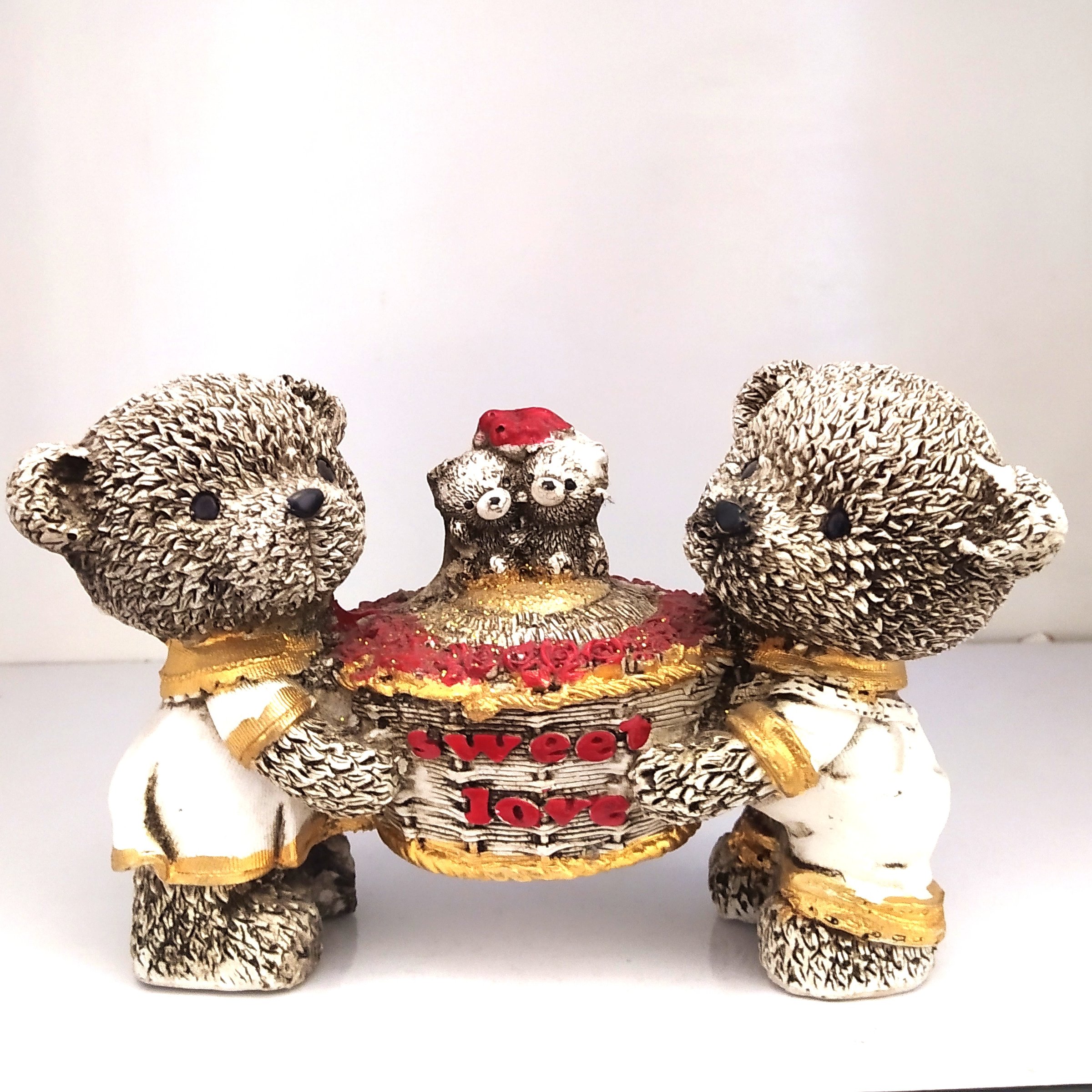 مجسمه دکوری خرس لاو