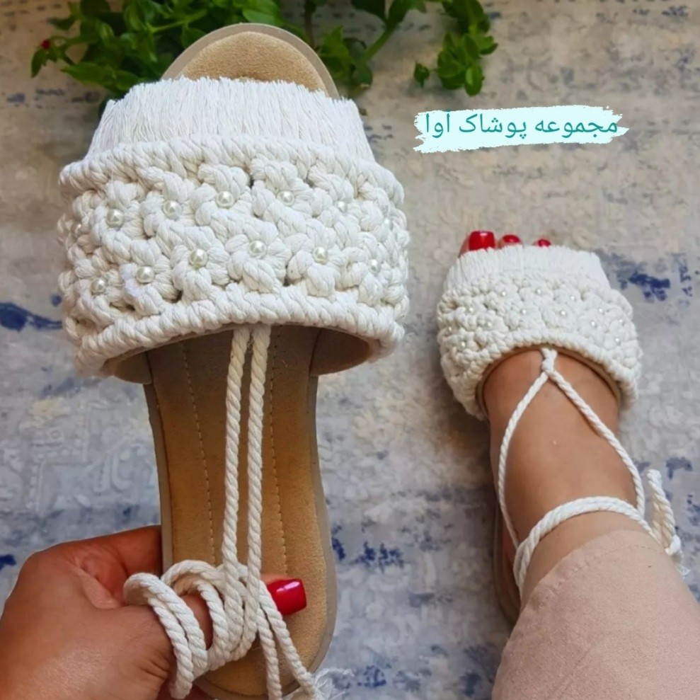 صندل مکرومه