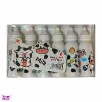 هایلایترط طرح شیشه شیر مدل گاو مجموعه 6 عددی