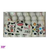 هایلایترط طرح شیشه شیر مدل گاو مجموعه 6 عددی