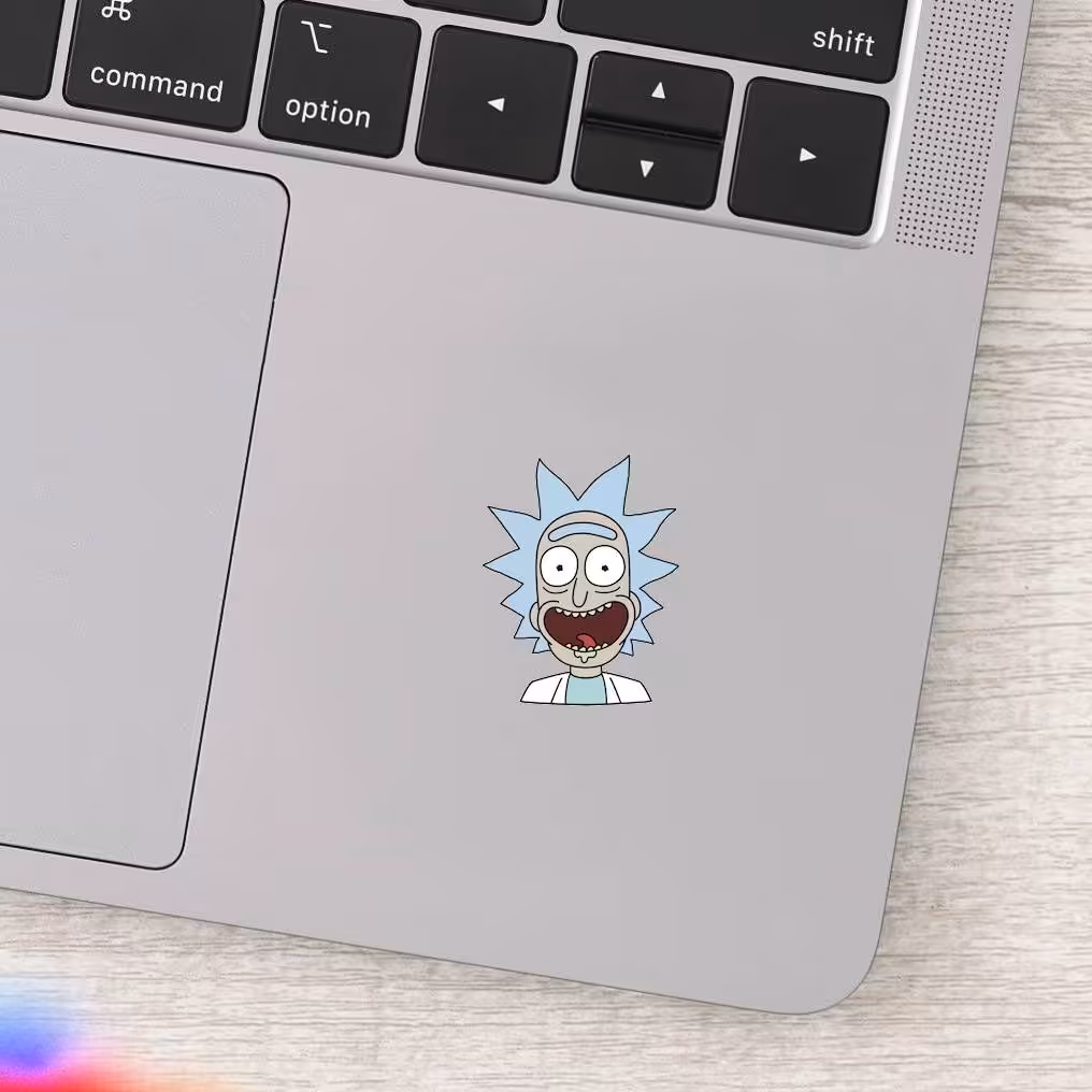 استیکر تکی  انیمیشن rick and morty - کاراکتر rick