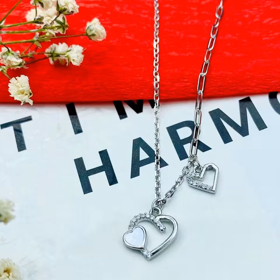 گردنبندنقره دخترانه ظریف