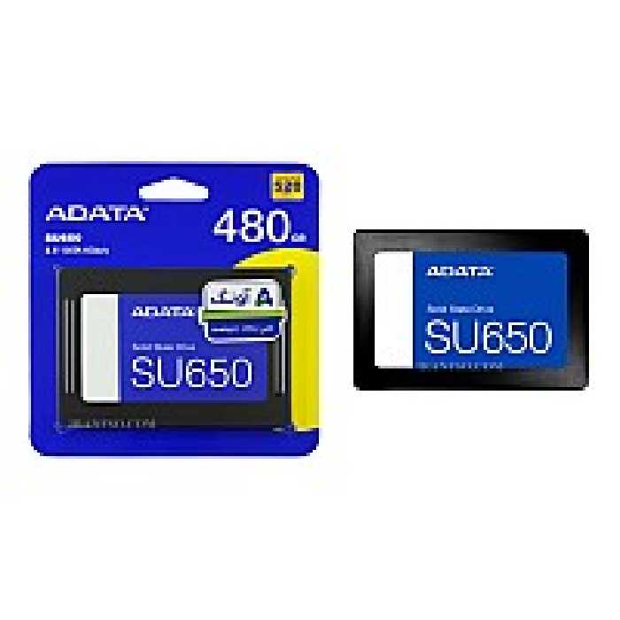 هارد SSD لپ تاپ 480 گیگابایت Adata Sata 2.5Inch SU650 گارانتی آونگ