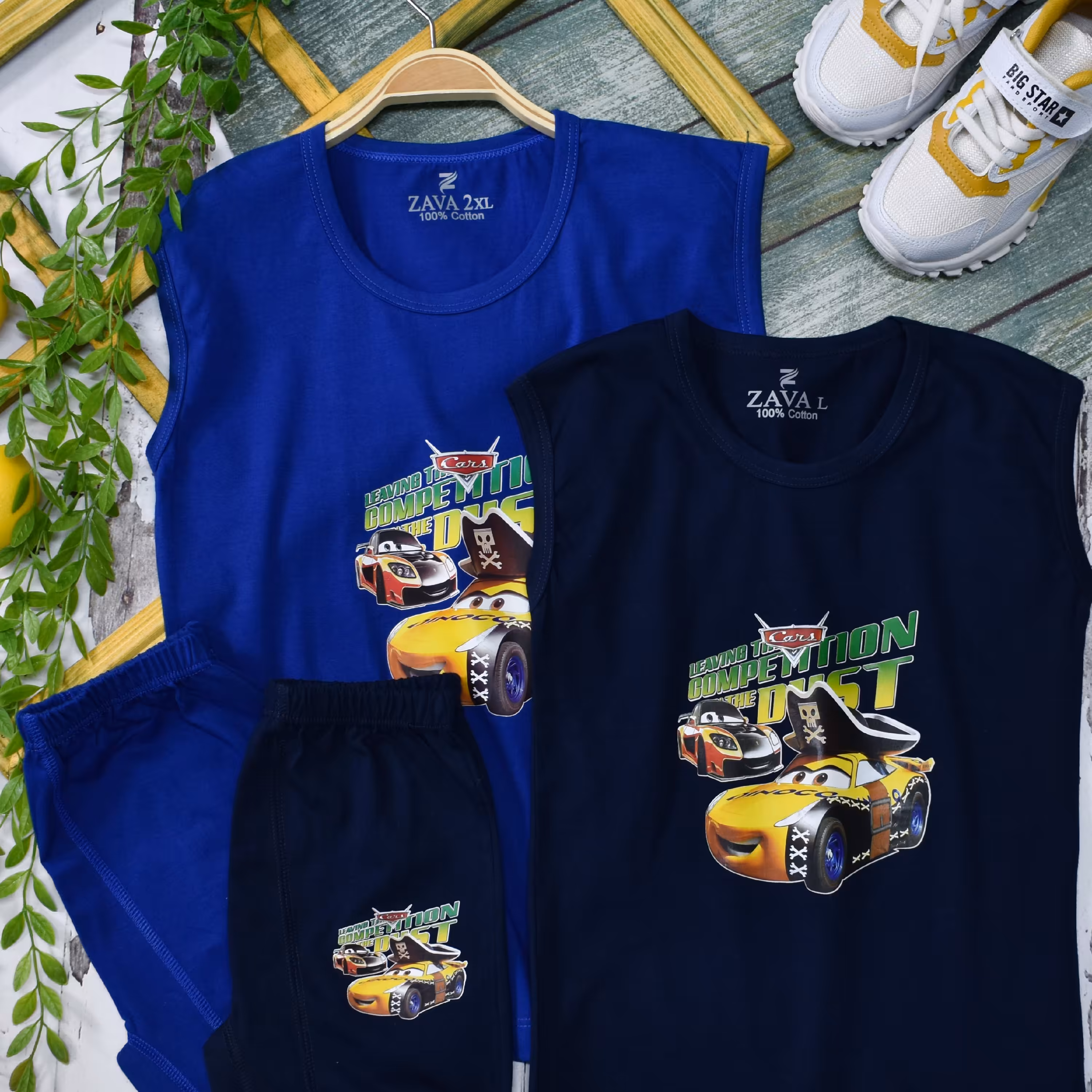 تاپ وشلوارک پسرانه ماشین