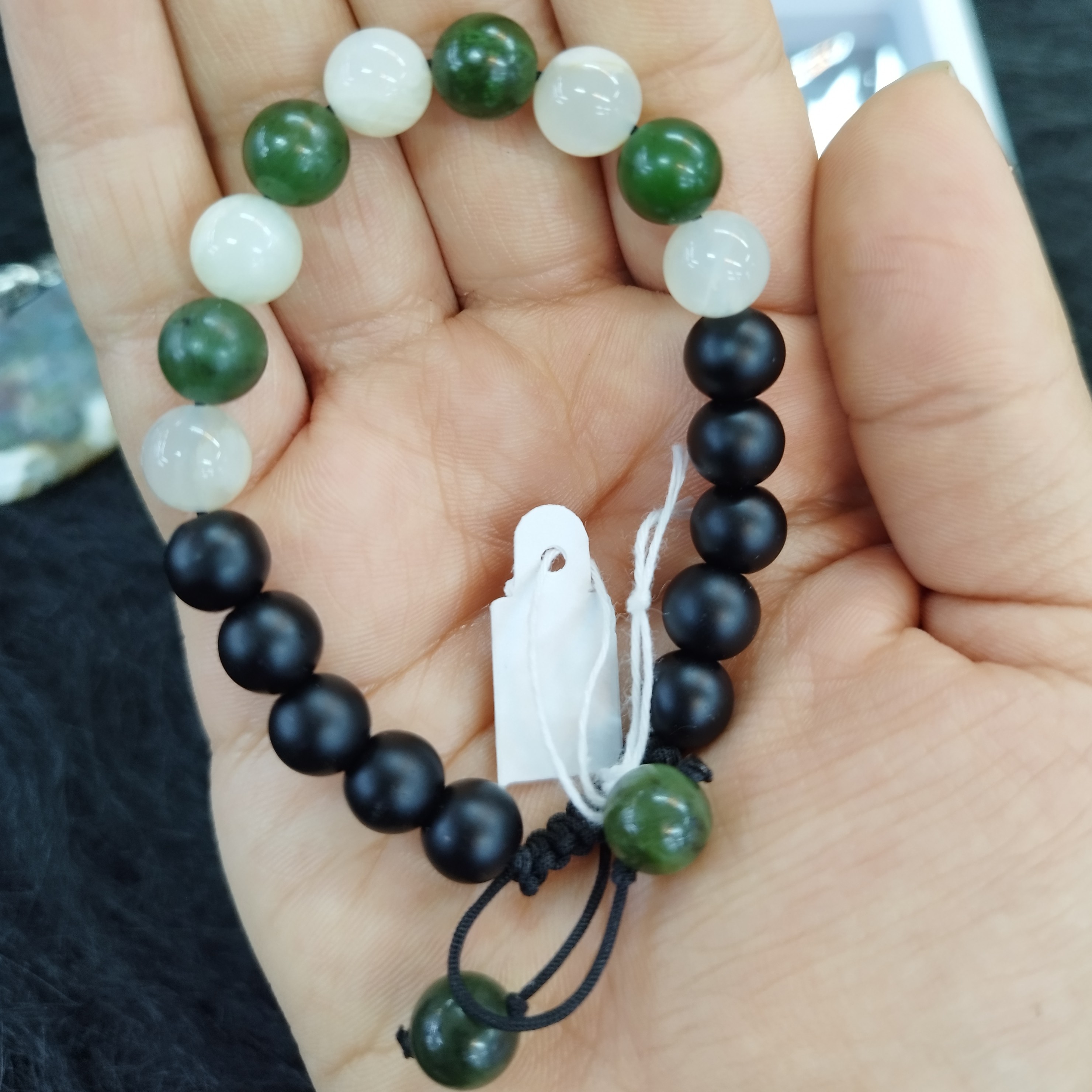 دستبند تمام سنگ شفق زیبا