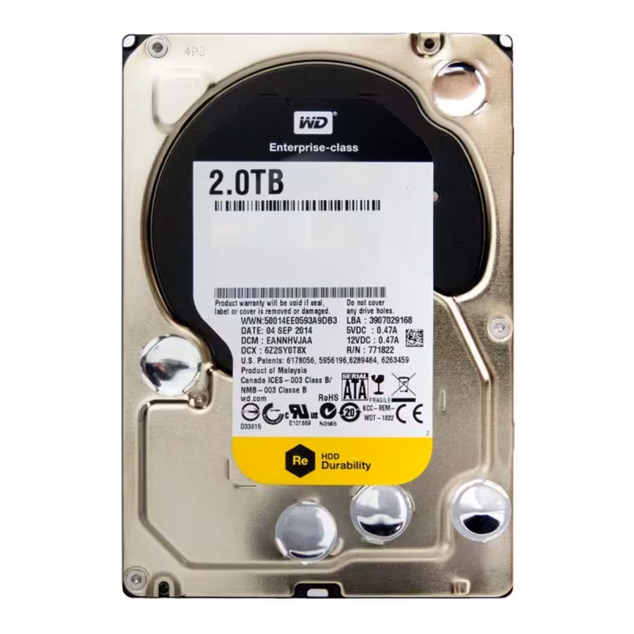 قیمت و خرید هارد اینترنال لپ تاپ وسترن دیجیتال ظرفیت 2 ترابایت | یاس ارتباط