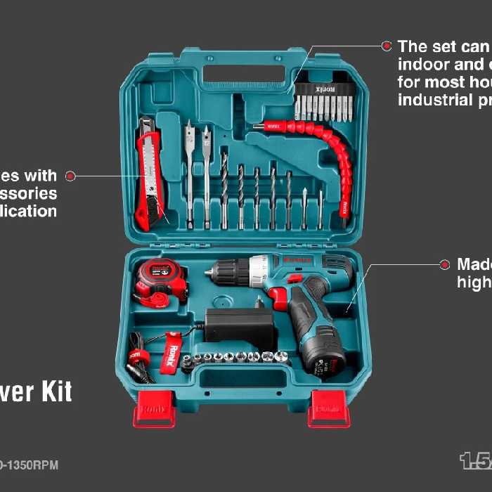 دریل پیچگوشتی شارژی  رونیکس   RS 8013
