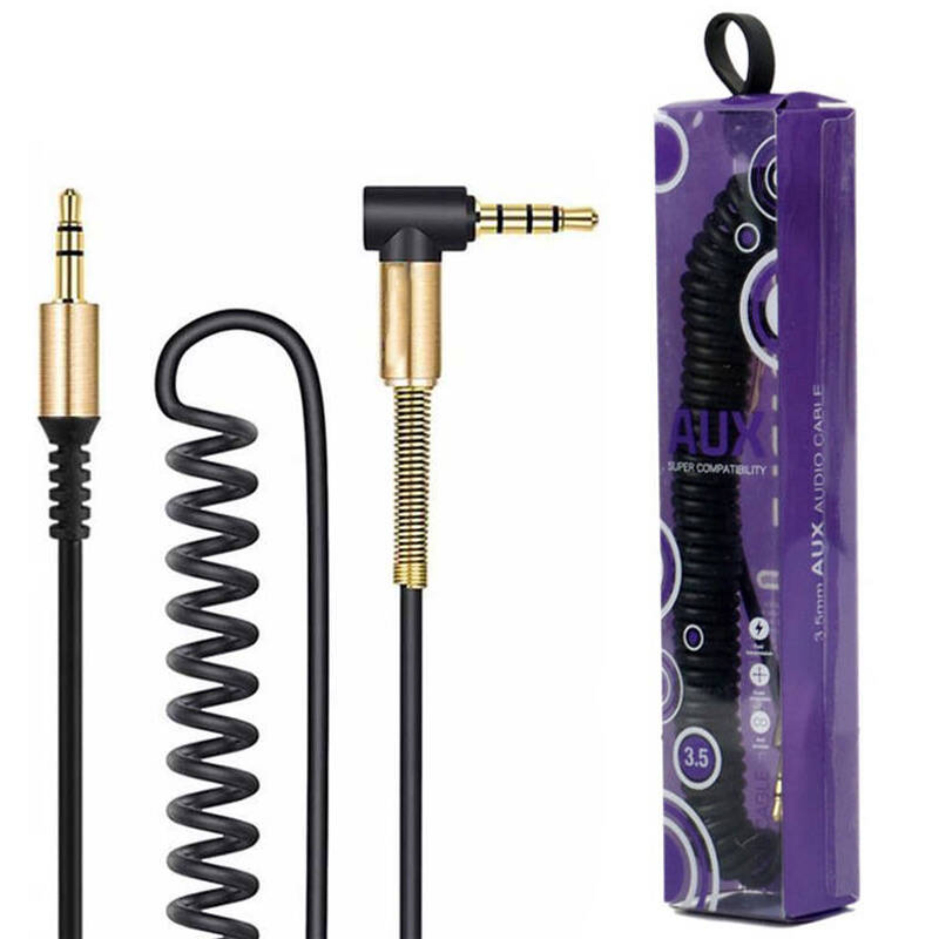 کابل AUX فنری مدل  Y-10  2m یکسر L