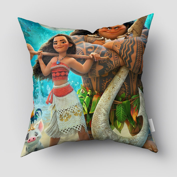 کوسن مخمل چاپی طرح پرنسس مونا PK-2859a