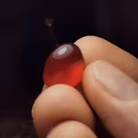 سنگ عقیق سرخ طوقدار 6