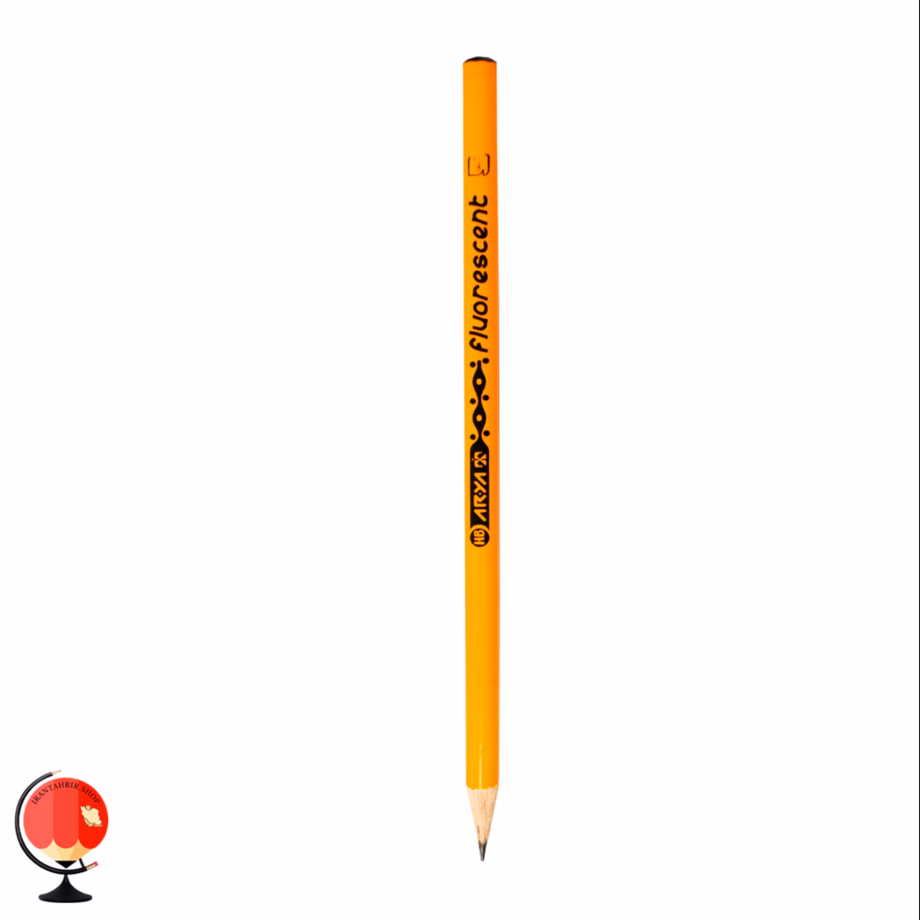 مداد مشکی اریا HB فلورسنت نارنجی کد 12418