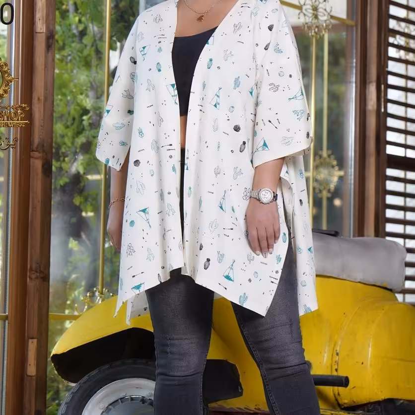 مانتو جلو باز کوتاه دخترانه