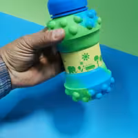 بطری  اب اسکول فنس 4جنس سیلیکون مدل بمبی