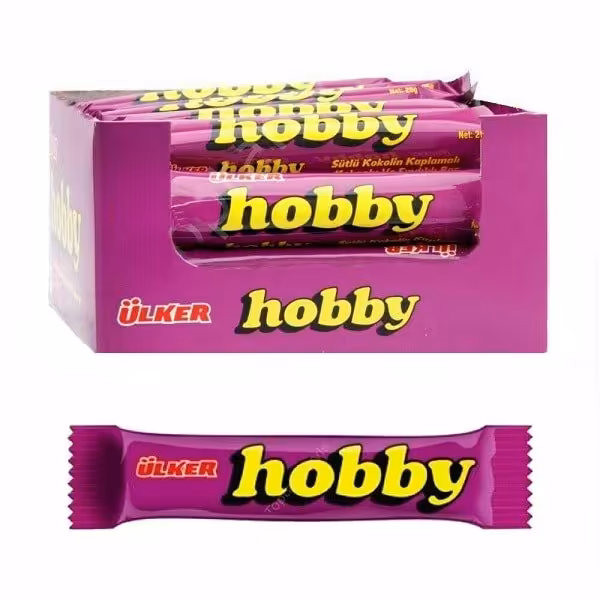 شکلات مغزدار فندقی هوبی 25 گرمHobby

