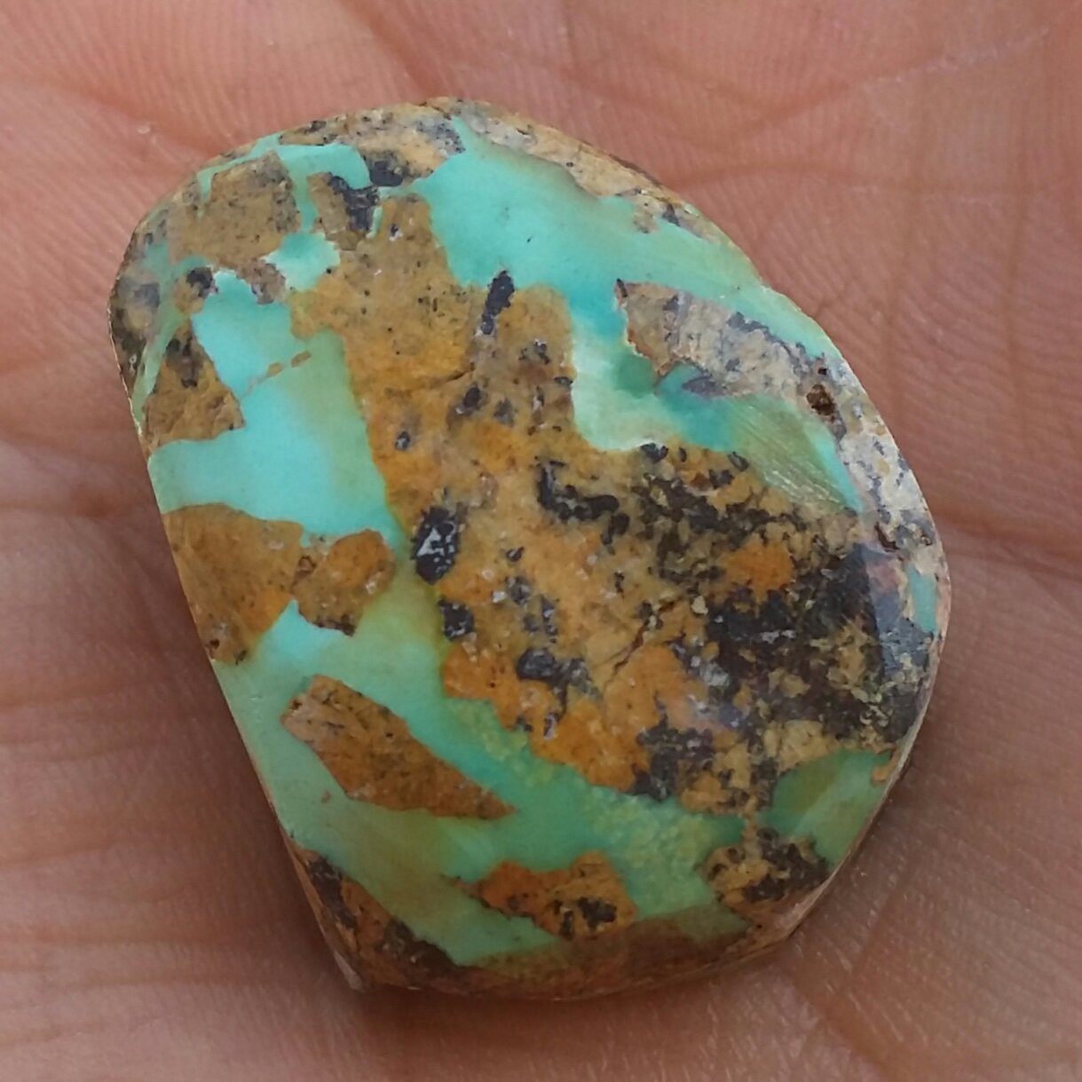 اسلایس سنگ راف فیروزه سبز ااصل نیشابور 100 در 100 طبیعی شاهکااار خلقت
سایز مدالی درشت
مناسب جهت دکور و ساخت نگین
