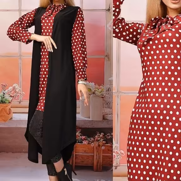 شومیزپیراهن بلنددوتکه