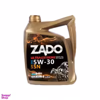 روغن موتور خودرو زادو مدل ULTRA EXTREME کد SAE 5W30-SN حجم 4 لیتر